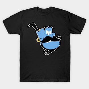 Genie with Mustache T-Shirt